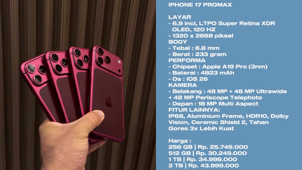 Harga iPhone April 2026 Turun Lagi, iPhone 14 Kini Rp8,4 Juta, iPhone 15 hingga iPhone 17 Ikut Diserbu