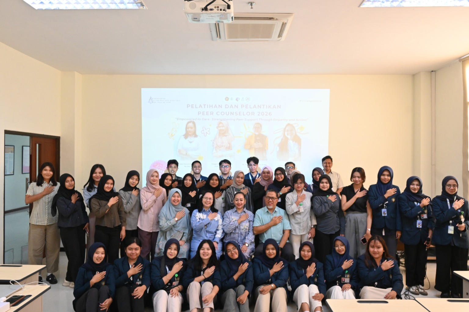 Perkuat Dukungan Sebaya, FIKES UB Lantik Peer Counselor
