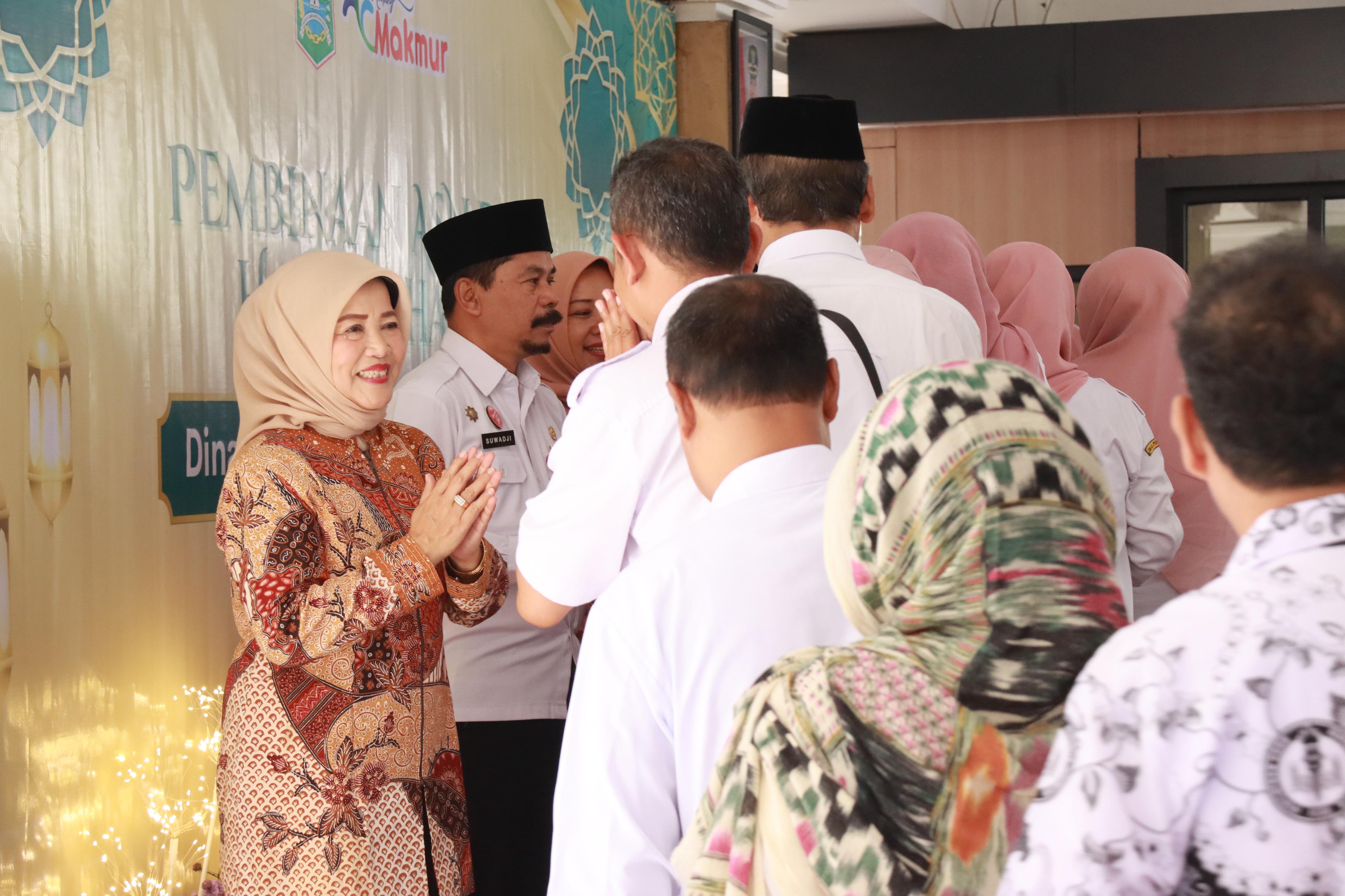 Halalbihalal Dinas Pendidikan, Wabup Lathifah Shohib Tegaskan Pentingnya Pendidikan Warga Kabupaten Malang