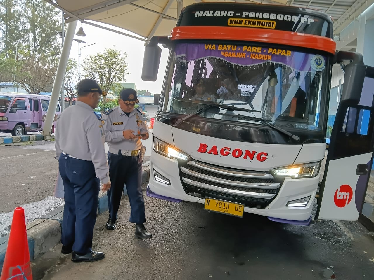 Dishub Gelar Rampcheck Acak di Kota Batu, Pelanggar Terbanyak  Bus Pariwisata