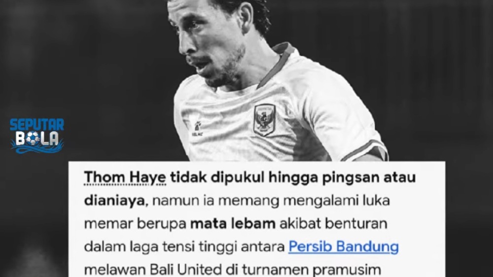 Thom Haye Jadi Sorotan, Protes Fair Play Berujung Keributan di Lapangan