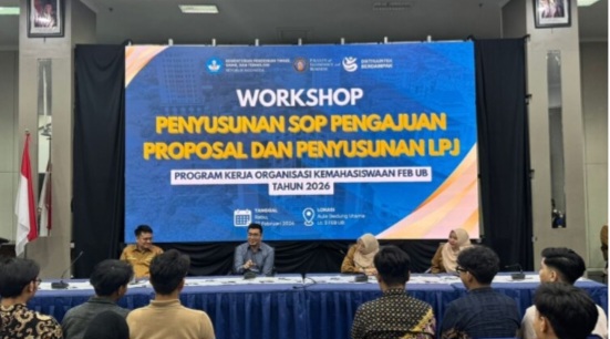 Perkuat Tata Kelola Kegiatan, FEB UB Gelar Workshop Penyusunan SOP Proposal dan LPJ Ormawa