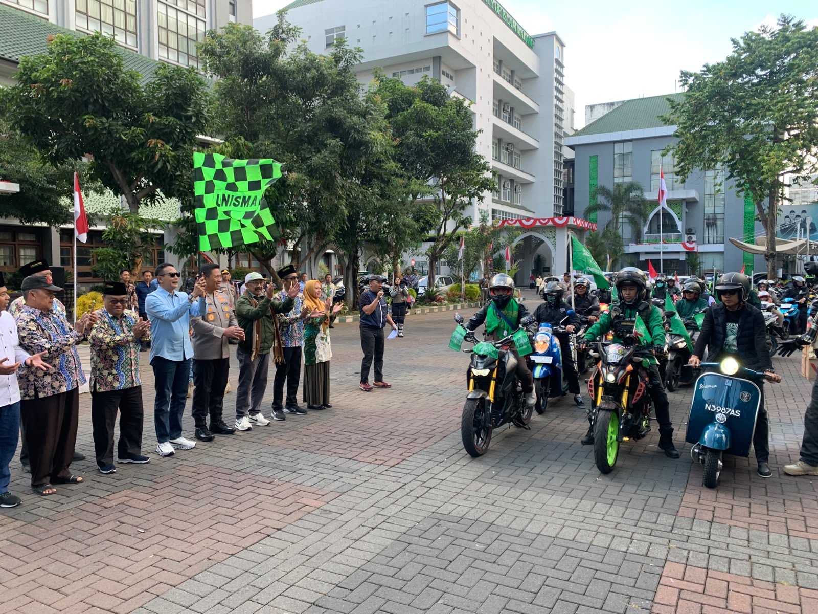 Muktamar ke-35 NU, 60 Rider Malang Raya Berangkat dari Unisma Menuju Jombang