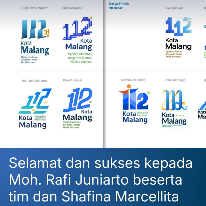 Mahasiswa Vokasi UB Masuk 5 dan 10 Besar Sayembara Logo HUT Ke-112 Kota Malang