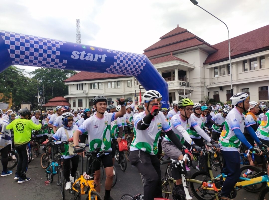 Antusias Peserta Jamselinas XIII di Malang, Gowes Sekaligus Mudik, Nostalgia dan Rekreasi 