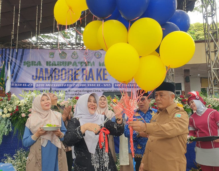 Dibuka oleh Bupati, Ikatan Guru Raudhatul Athfal Kabupaten Malang Gelar Jambore RA ke-2