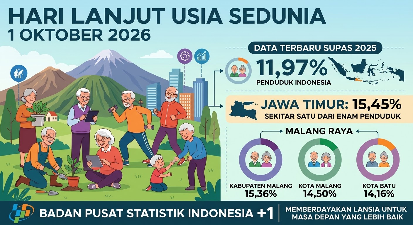 Hari Lansia Internasional 2026: Malang Raya Punya 573 Ribu Lansia, Ada yang Tembus 105 Tahun