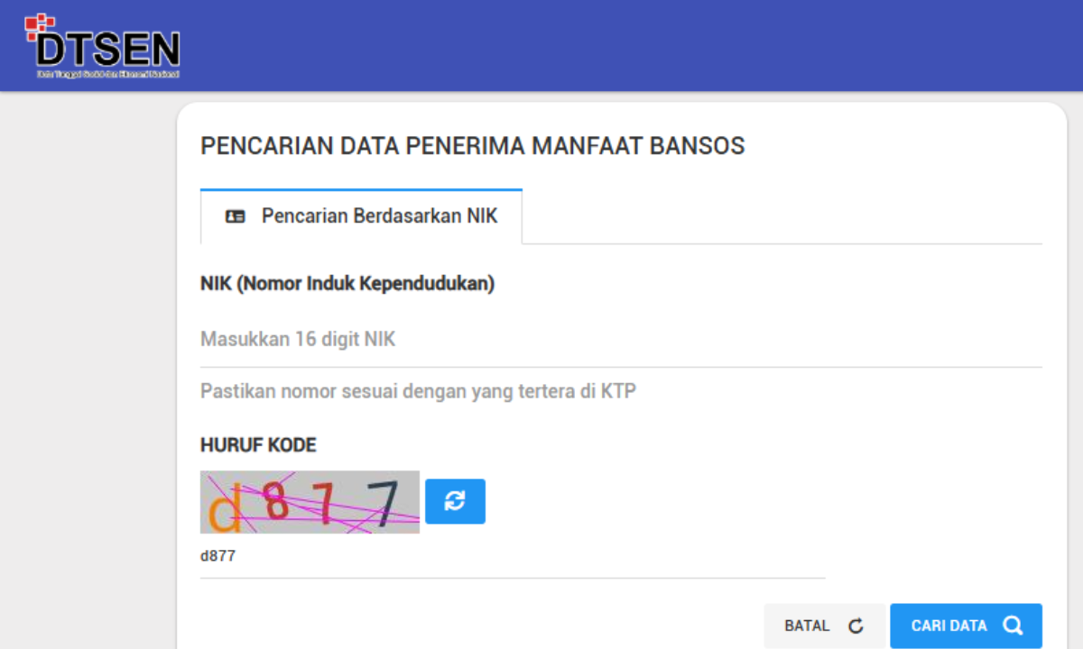 Cara Cek Bansos September 2026 lewat HP Pakai NIK KTP, Cek Status Penerima Sekarang