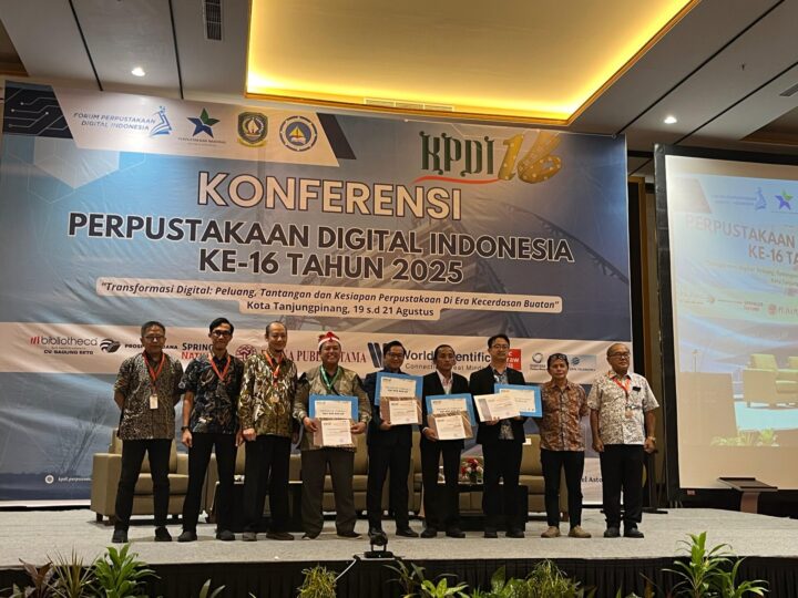 Tim UB Berjaya di Ajang Konferensi Perpustakaan Digital, 5 Paper Masuk Nominasi, Satu Jadi Juara