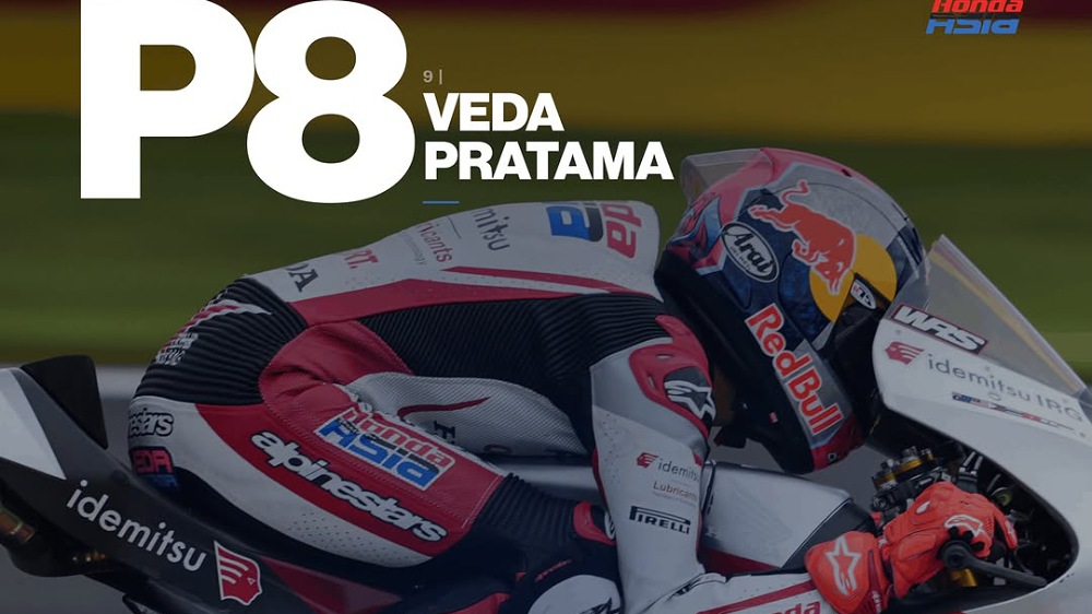 Hasil FP2 Veda Ega Pratama di Motegi: P8 dengan Waktu 1:55,597