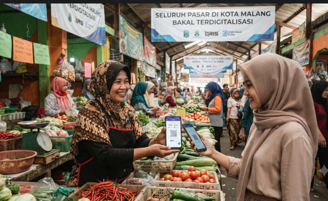 Target 2027, Seluruh Pasar di Kota Malang Bakal Terdigitalisasi
