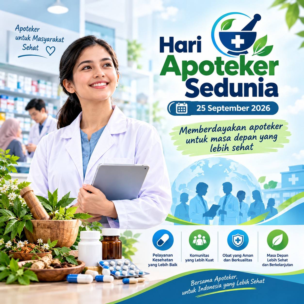 Hari Apoteker Sedunia 2026: Tema dan Sejarah, Ada 154 Ribu Apoteker Aktif di Indonesia