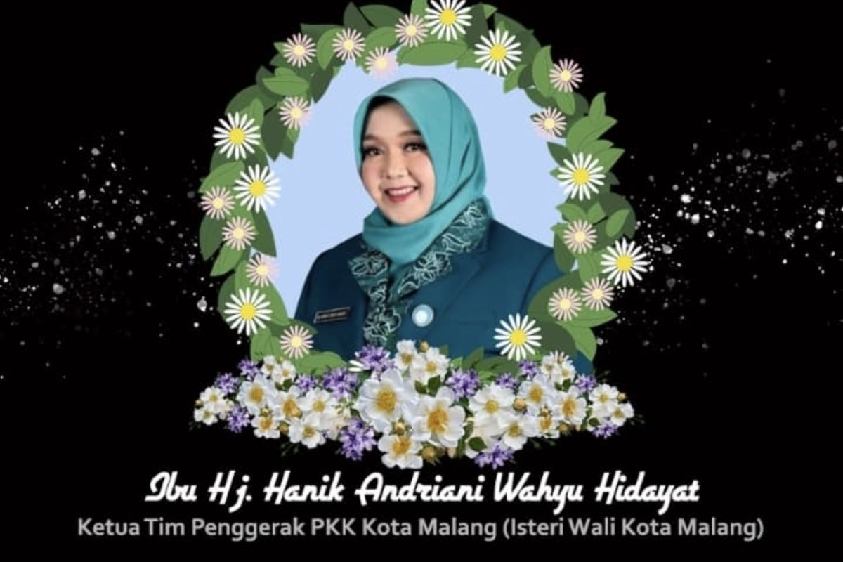Kamis Pagi Masih Siapkan Baju Dinas Suami, Hj Hanik Istri Wali Kota Malang Sesak Nafas, Meninggal Dunia 