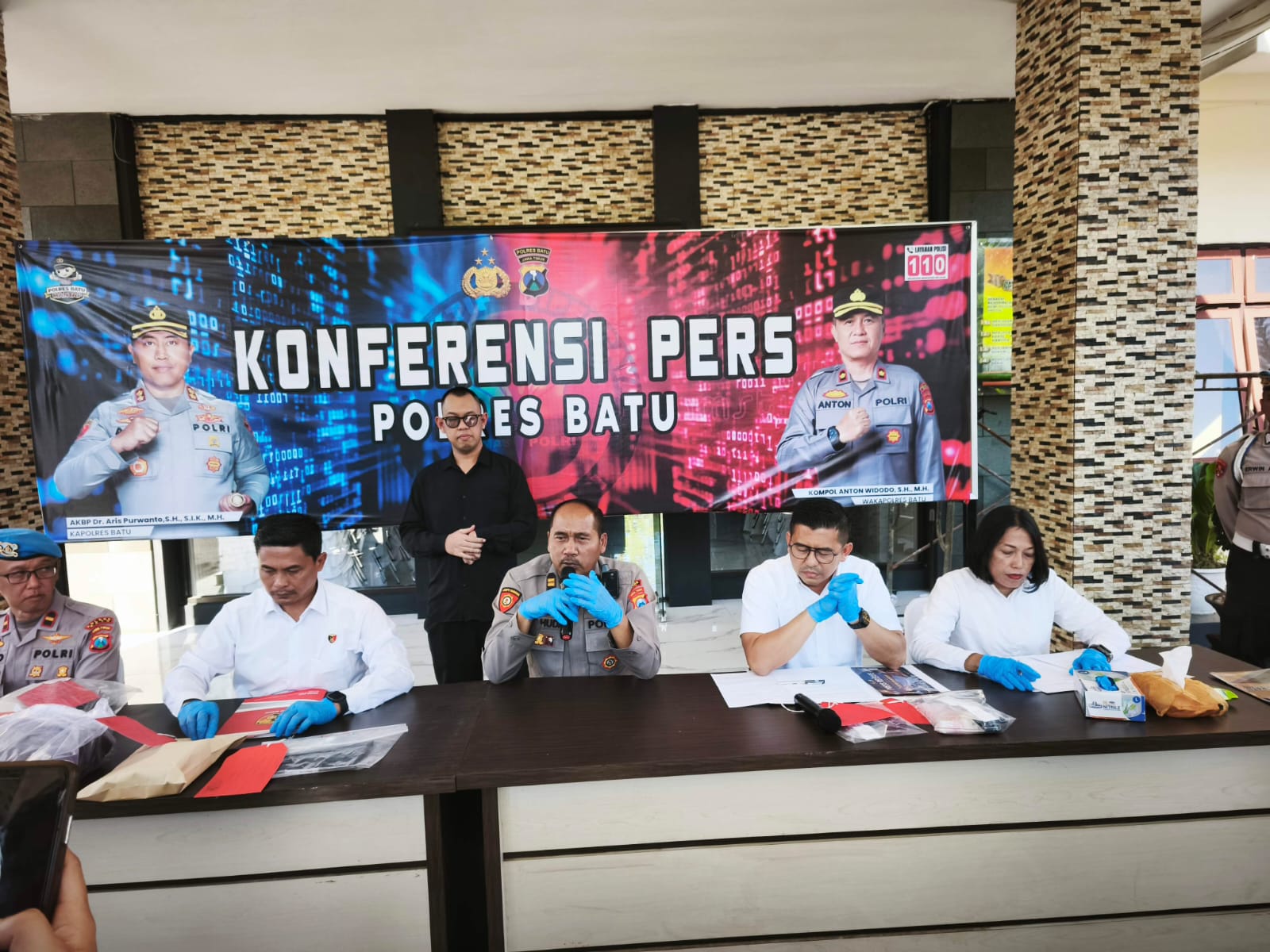 URC Polres Batu Ringkus Lima Pencuri Sepeda Motor dalam Sebulan