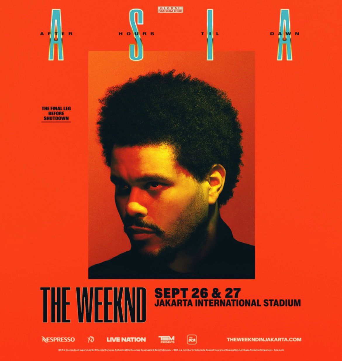 The Weeknd Guncang Jakarta International Stadium, Ini Daftar Harga Tiketnya!