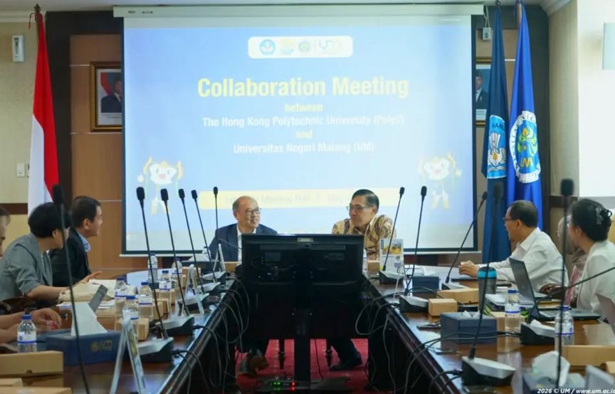 UM Gandeng PolyU Hong Kong, Perkuat Riset Global dan Pertukaran Akademik