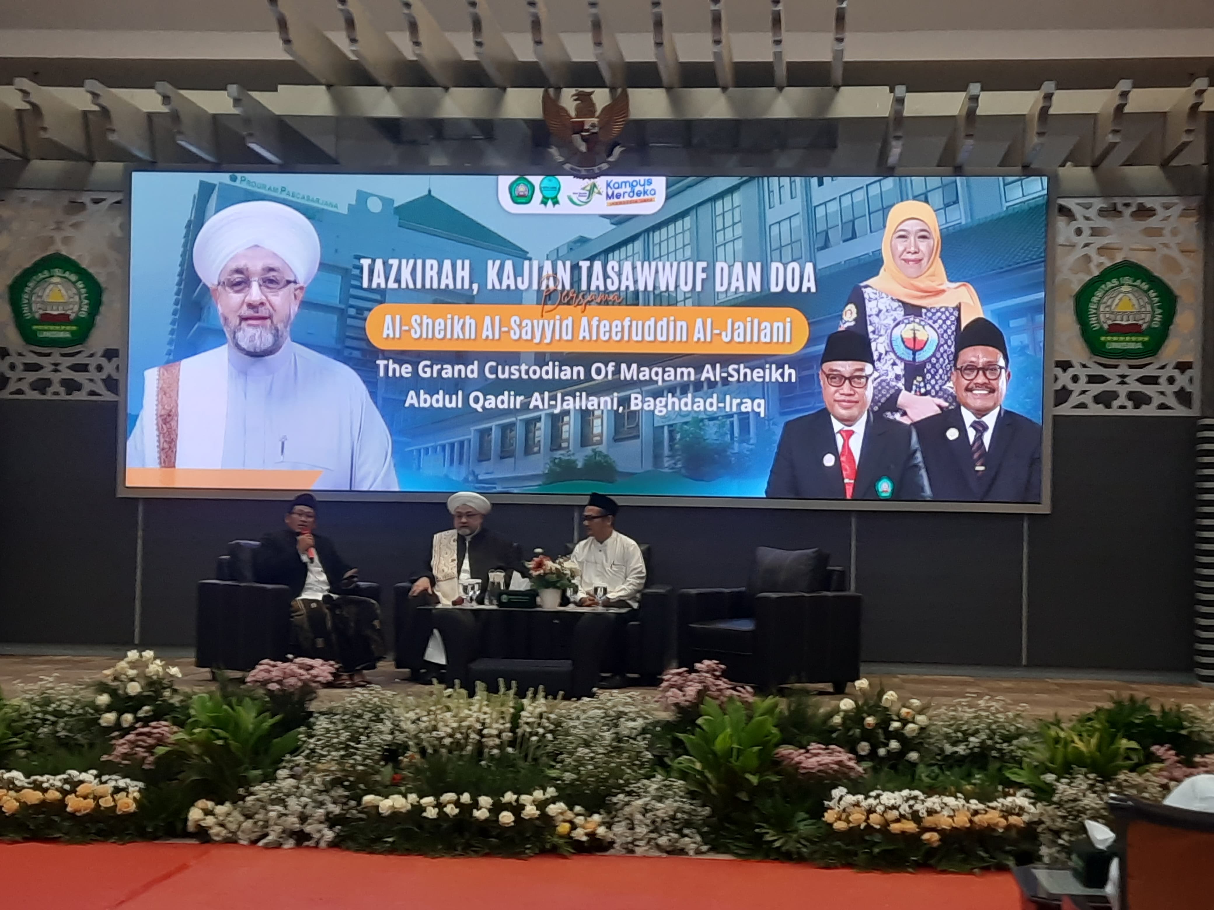 Unisma Gelar Tazkirah dan Kajian Tasawuf Bersama Al-Seikh Afeefuddin Al-Jaelani