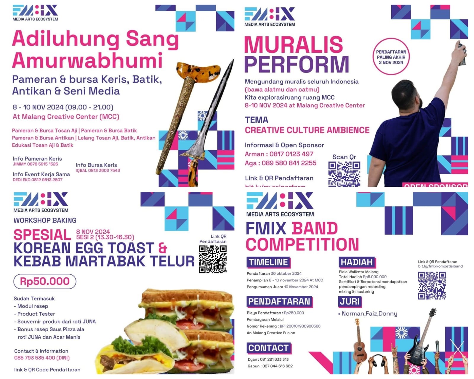 Festival Mbois IX: Siap Digelar Wall Talent, Pameran Keris, Workshop Masak Telur ala Korea, dan Mural Massal