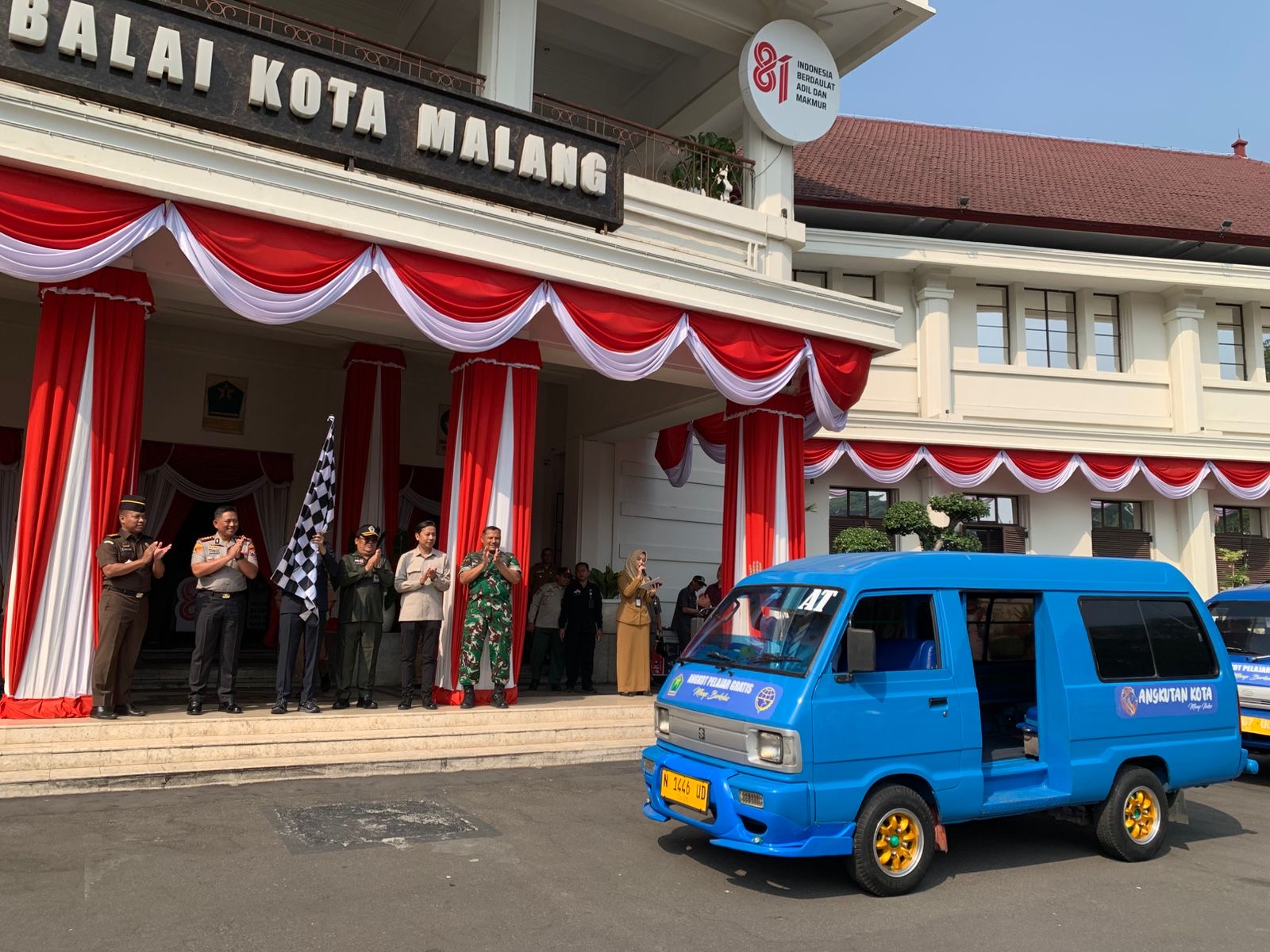 66 Armada Angkutan Pelajar Gratis Beroperasi di Kota Malang, Rute Dipantau GPS