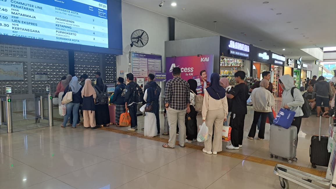 Libur Sekolah, Penumpang Stasiun Malang Naik 8 Persen