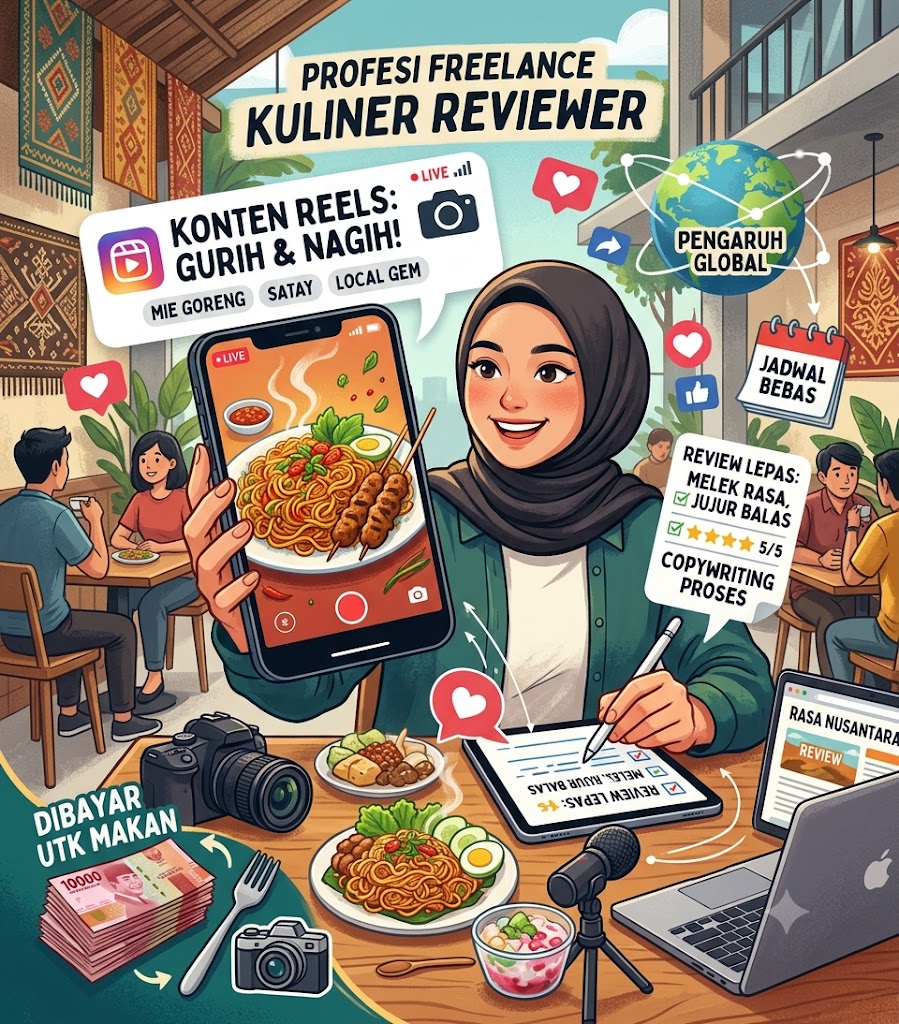 Pemburu Rasa yang Dibayar: Menilik Gurihnya Profesi Freelance Kuliner Reviewer