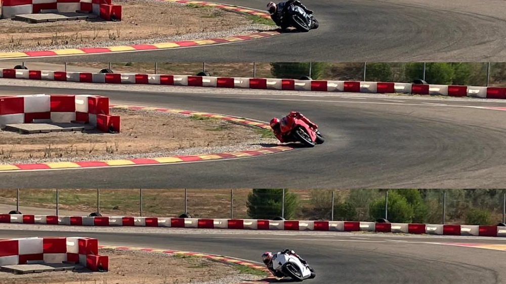 Veda Ega Pratama Adu Overtake dengan Marc Marquez Saat Latihan di Aragon