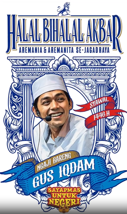 Halalbihalal Akbar Aremania Sejagad Raya 2025, Reuni Besar Sekaligus Ngaji Bareng Gus Iqdam