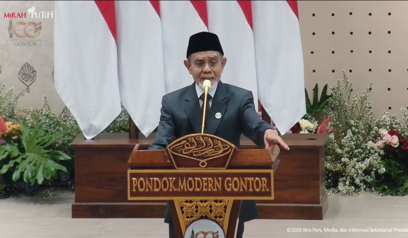Pidato KH Hasan Abdullah Sahal di Depan Prabowo Viral, Benarkah Sindir Orang yang “Cari Muka”?