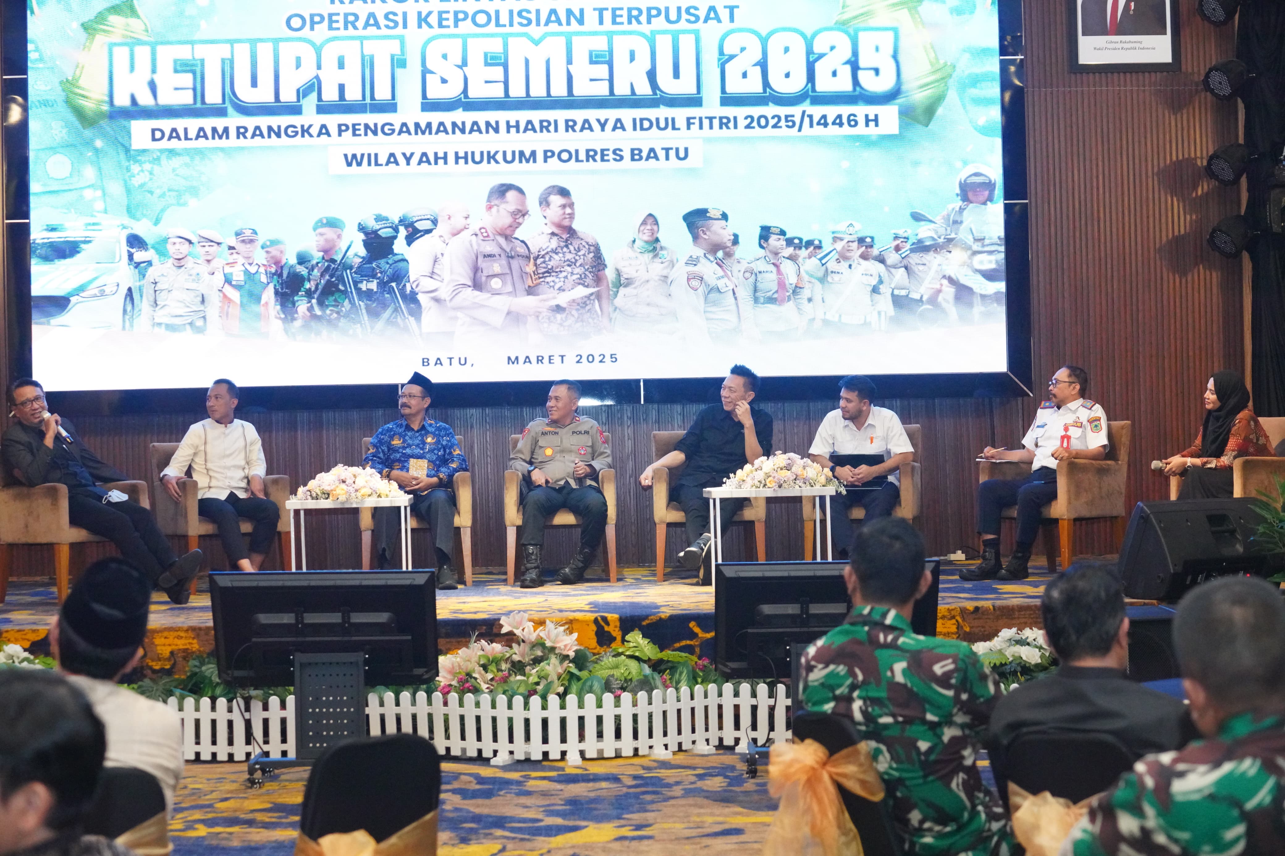 Antisipasi Kepadatan Lebaran, Wali Kota Batu Hadiri Rakor Operasi Ketupat Semeru 2025