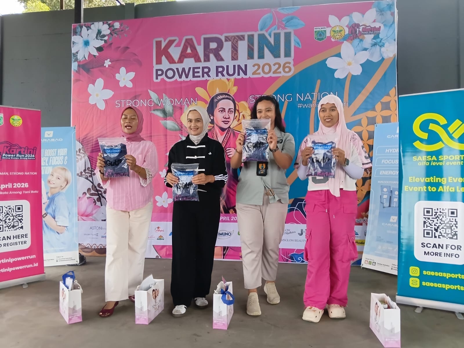 Peserta Kartini Fun Run dari Luar Kota Mulai Berdatangan, Ambil Race Pack Dulu, Jalan-Jalan Kemudian
