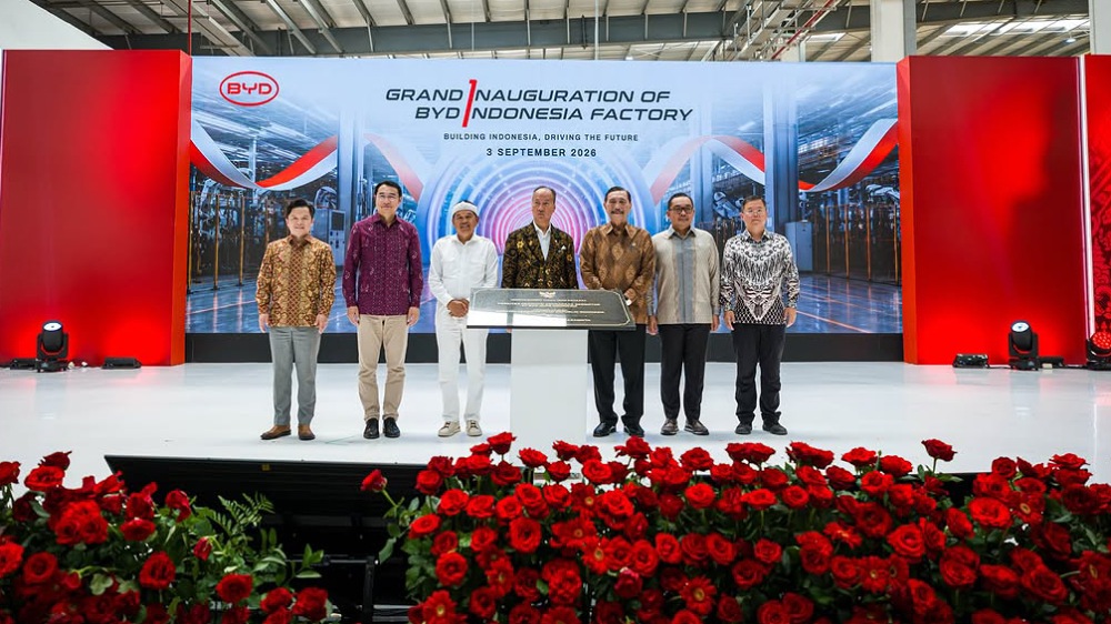 Pabrik BYD Subang Resmi Dibuka, Investasi Rp1,7 Triliun dan Target 20.000 Pekerja