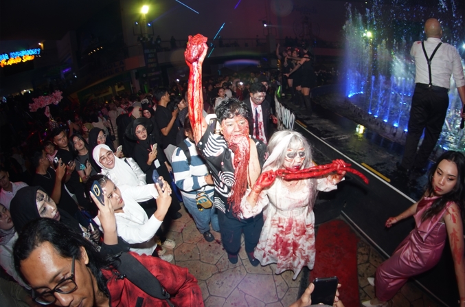 Seru! Event Sebulan Dino Park Halloween Jurassic Fear Fest 2025 di Jatim Park 3    