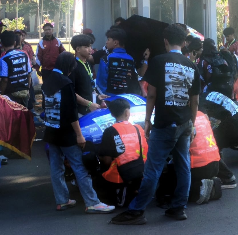 Semeru Team FT UM Lolos Technical Inspection KMHE 2026, Kumbolo Evo 3 dan Akasa Evo 2 Siap Race