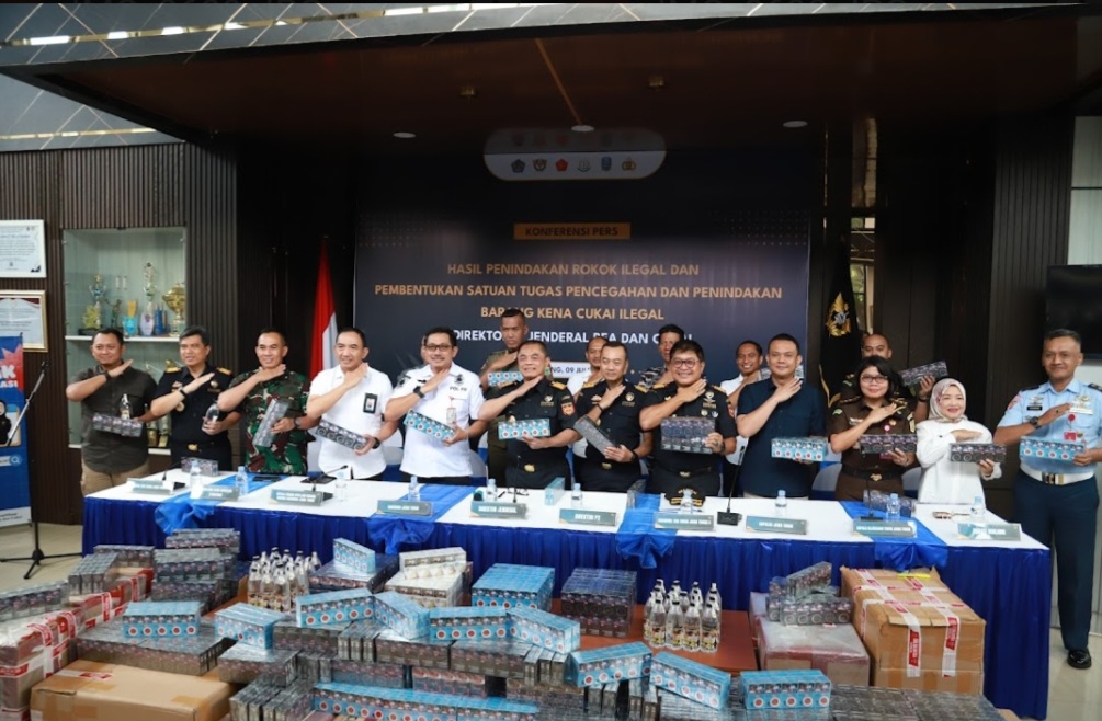 Lagi, Dilakukan Pemusnahan Rokok dan Miras Ilegal di Wilayah Malang, Nilainya Mencapai Rp16,5 Milyar