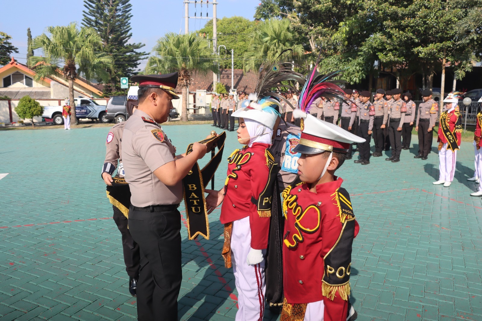 Kapolres Batu Kukuhkan Polisi Cilik, Siap Berkompetisi di Tingkat Provinsi
