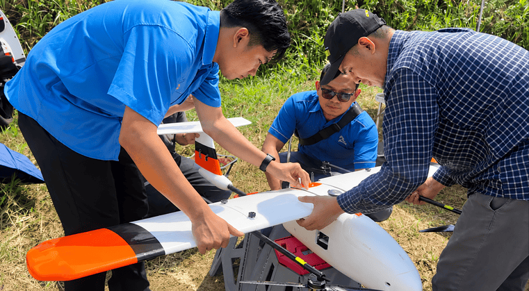 Dosen Ma Chung dan UMM  Kembangkan UAV VTOL Fixed-Wing Long Range, Percepat Pemetaan 3D Jalan Raya