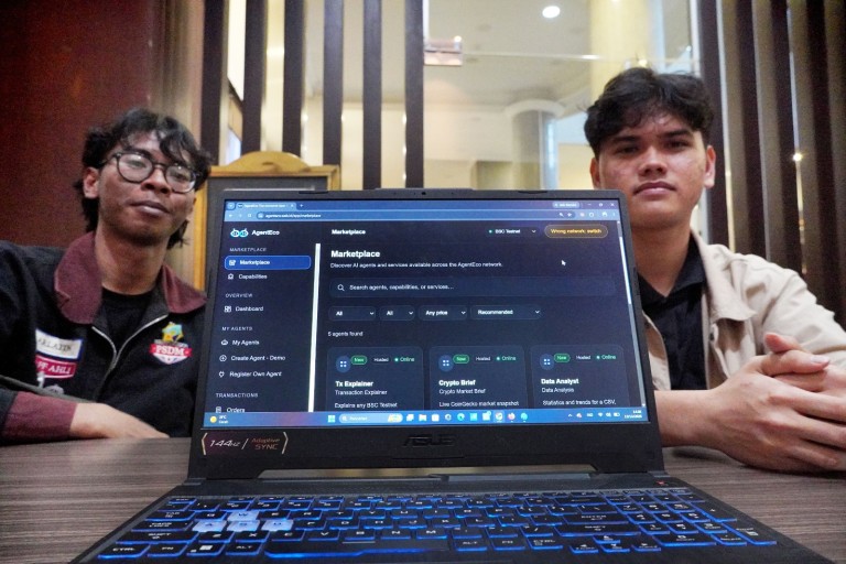 Mahasiswa Vokasi UB Raih Juara 2 Hackathon Internasional, Kembangkan Marketplace Agen AI