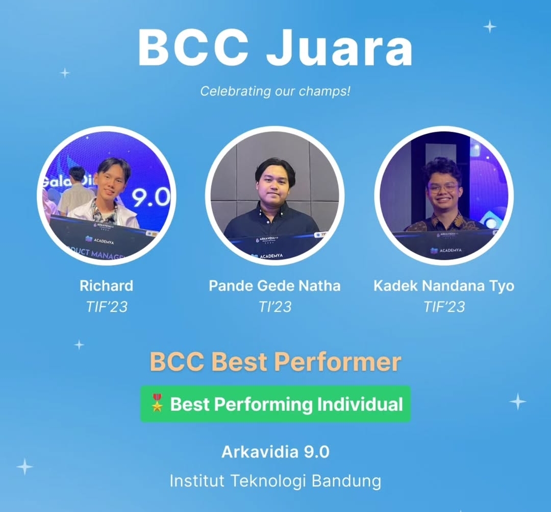 BCC, Komunitas IT FILKOM UB Pencetak Talenta Digital Juara dan Partner Strategis Banyak Perusahaan IT