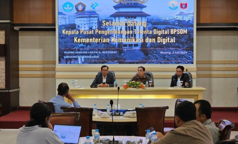 Rencana Komdigi Libatkan UB untuk Cetak Talenta Digital Mulai Dibahas Detil