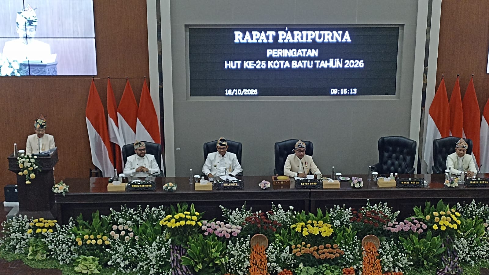 HUT ke-25 Kota Batu, Nurochman Ungkap Capaian Investasi Rp2,33 T dan Ajak Jaga Alam 
