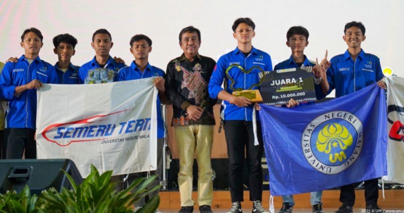 Semeru Team 1 UM Raih Gelar Juara Nasional di Kontes Mobil Hemat Energi 2025