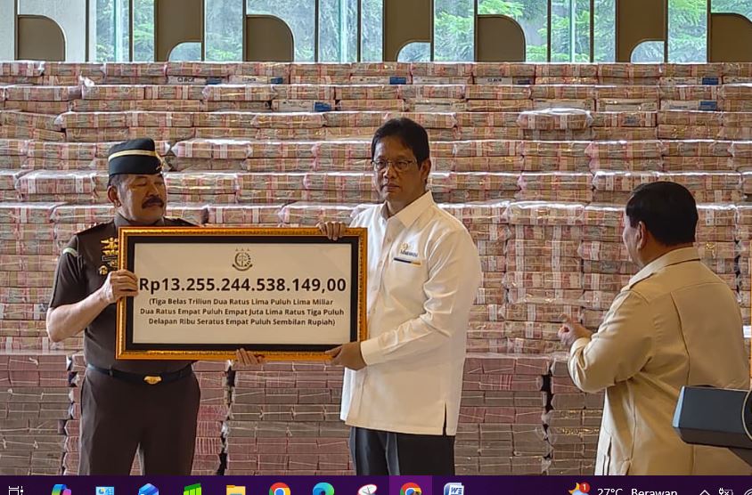 Jos! Kejagung Setor Rp15 T ke Negara dari Sitaan Korupsi, Paling Besar dari Kasus CPO