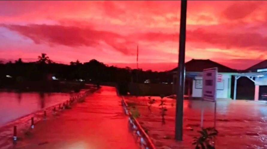 Resah Langit Merah Darah di Pandeglang Pertanda Bencana Dibantah BMKG, Ini Penjelasan Lengkapnya
