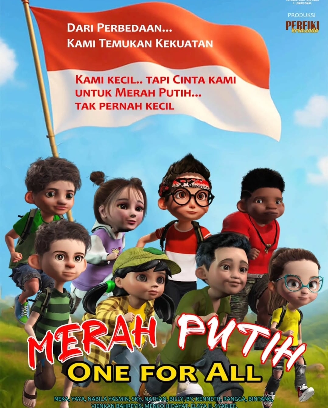 Jelang Tayang pada 14 Agustus, Film Animasi 'Merah Putih: One For All'  Jadi Perbincangan 