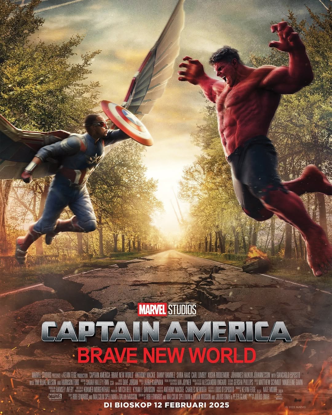 Captain America: Brave New World Siap Tayang Februari 2025, Ada Nuansa Konflik Politik Global 