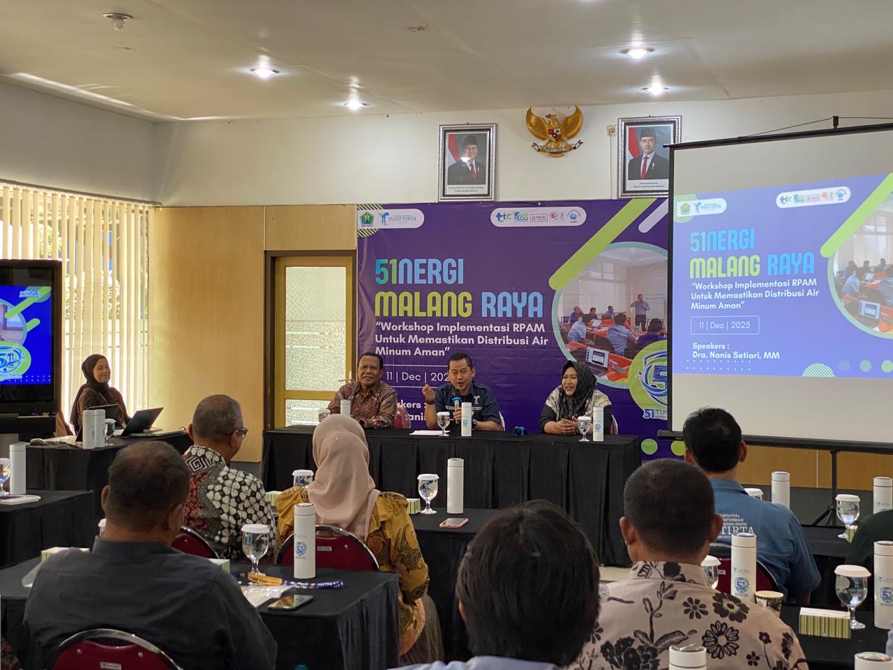 Tugu Tirta Kukuhkan Sinergi Malang Raya, 27 SDM Air Minum Tuntas Ikuti Pelatihan RPAM