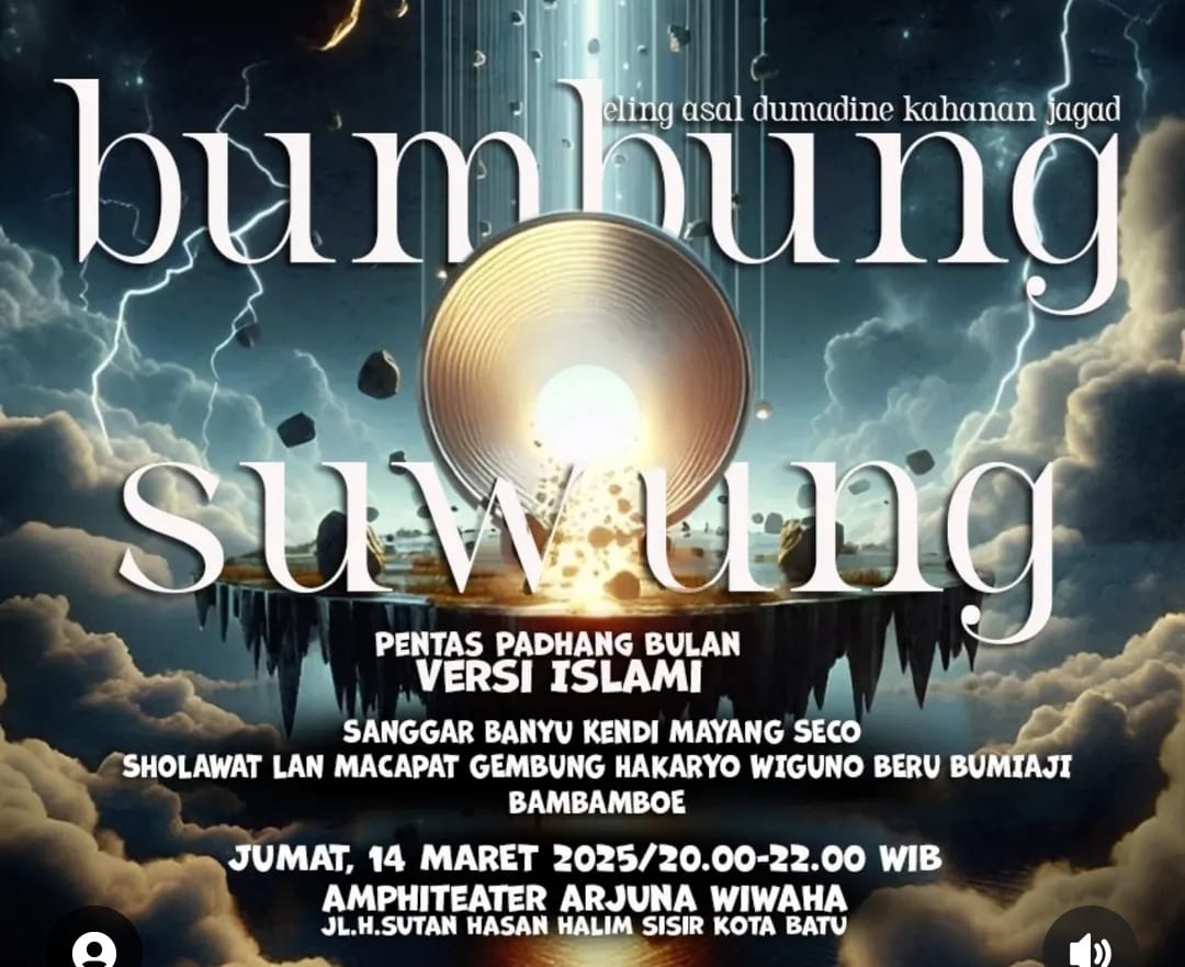 Bumbung Suwung, Pentas Padang Bulan Edisi Ramadan Digelar Malam Ini 