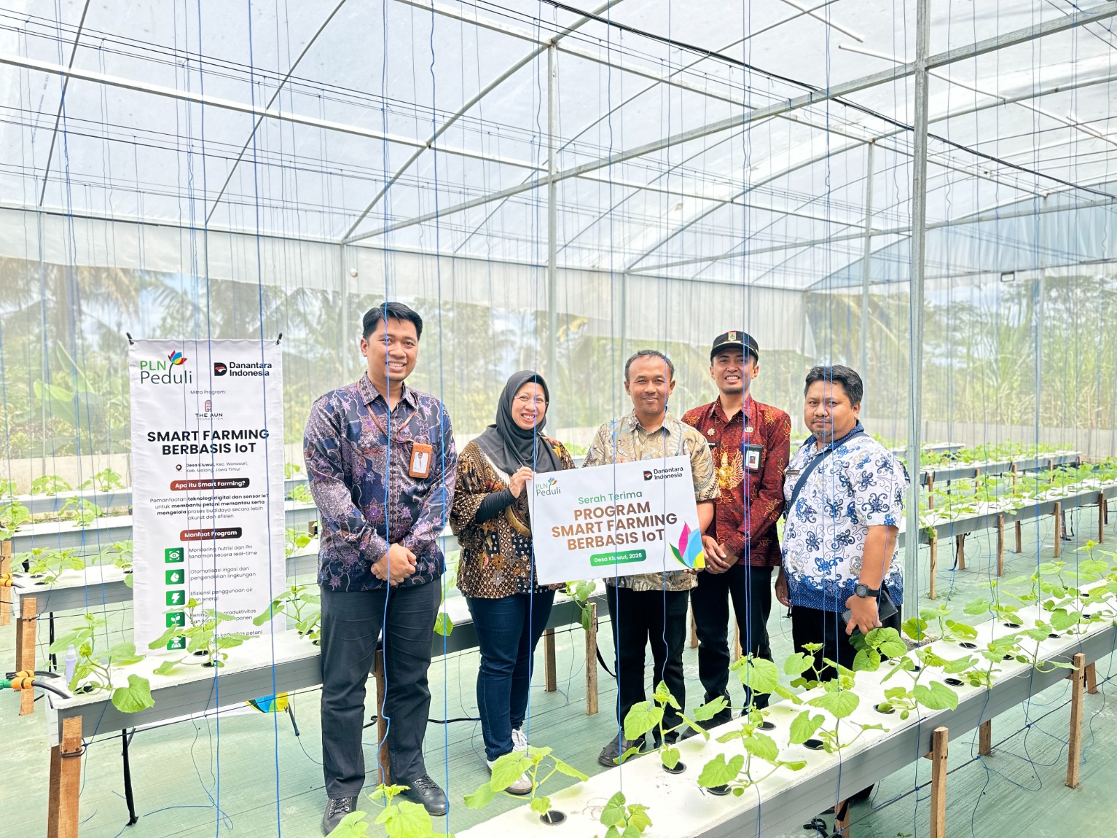 PLN Hadirkan Smart Farming IoT di Wonosari-Malang, Budidaya Melon Kini Serba Otomatis