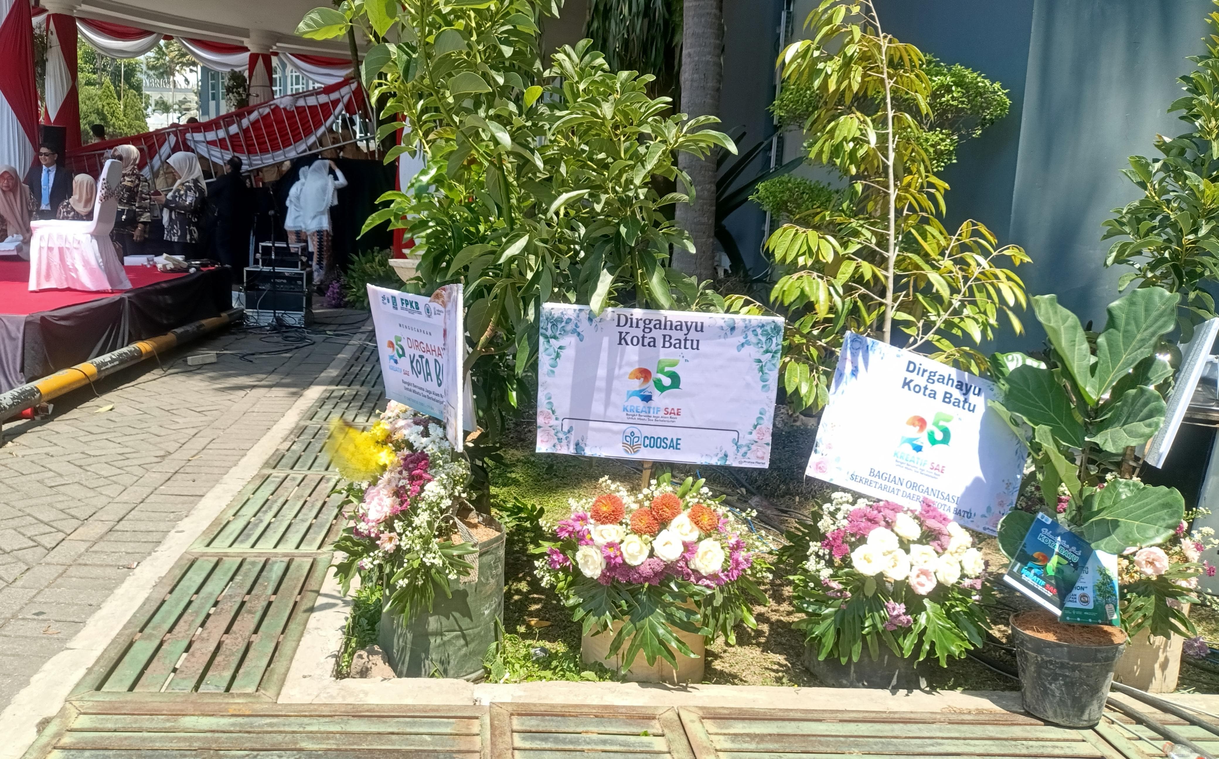 Ratusan Tabulampot HUT ke-25 Kota Batu Akan Jadi Monumen Lingkungan