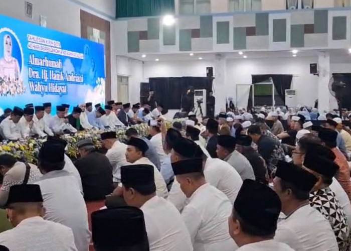 Ribuan Warga Hadiri Tahlil 40 Hari Istri Wali Kota Malang